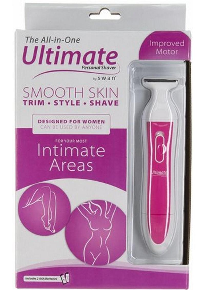 The All In One Ultimate Personal Shaver Kit For Women -Pink/White
