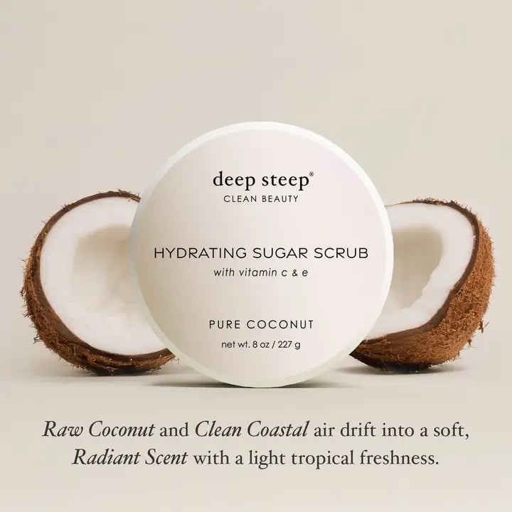 Deep Steep's Clean Beauty - Hydrating Sugar Scrub