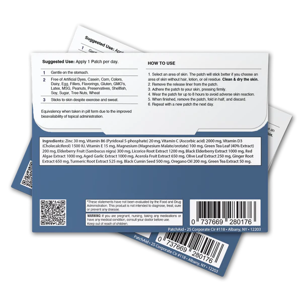 Immune Defense Plus Vitamin Patch by PatchAid