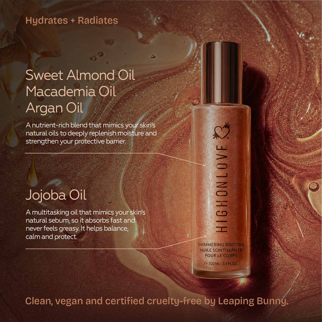 High On Love Shimmering Body Oil