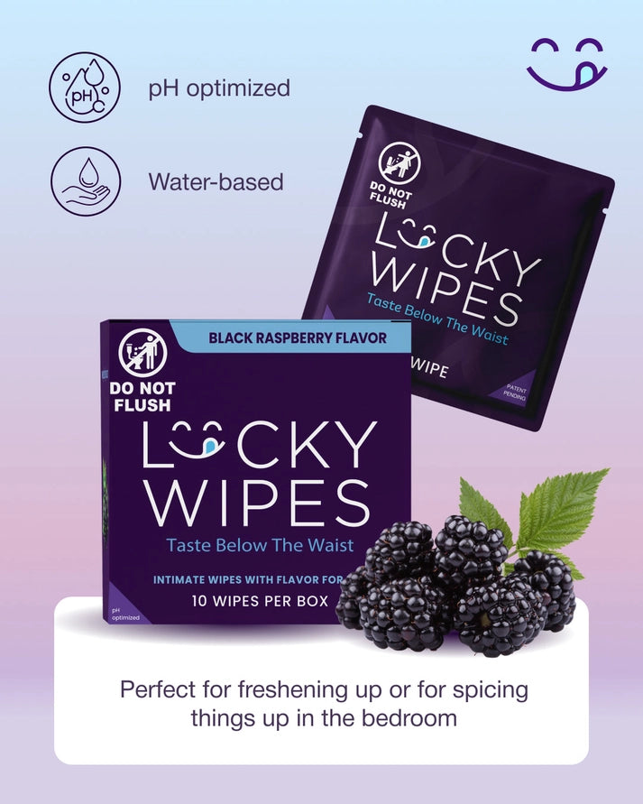 Lucky Wipes -Flavored Wipes for Men