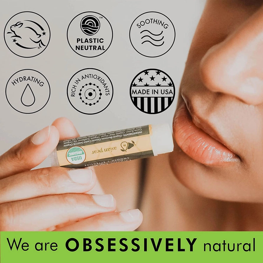 Beauty By Earth- Organic Beeswax Lip Balm Multi-Pack