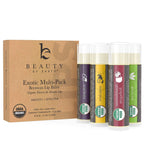 Beauty By Earth- Organic Beeswax Lip Balm Multi-Pack