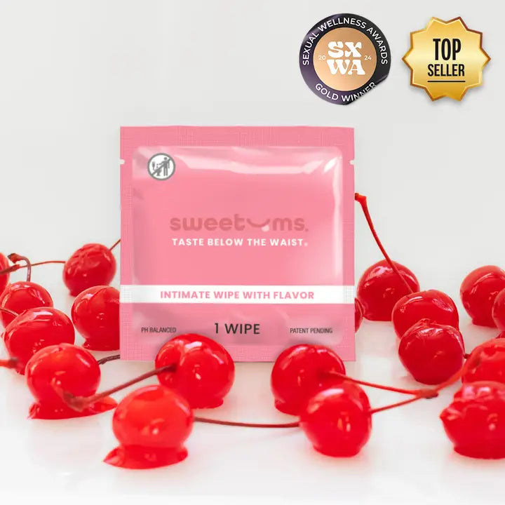 Sweetums-Flavored Wipes For Women