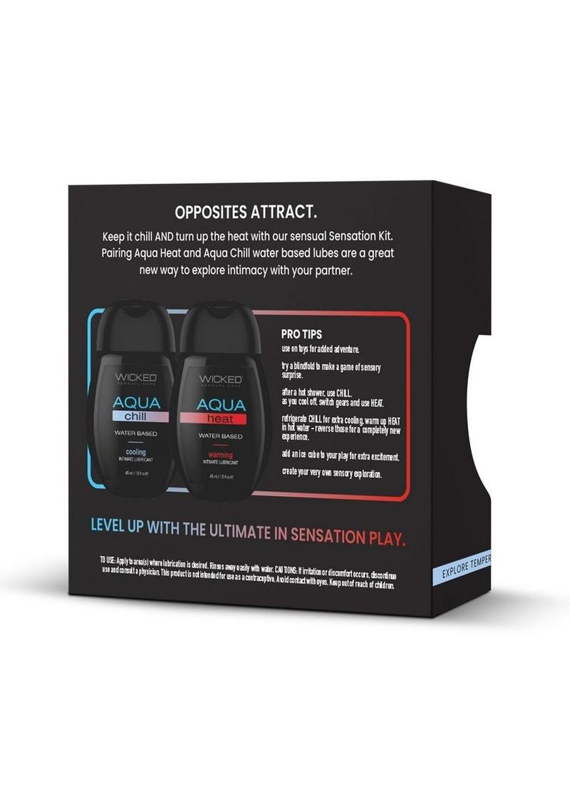 Sensual Warming/Cooling Sensations Lubricant Set