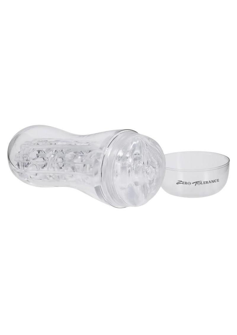 Friends With Benefits Beaded Stroker with Vibrating C-Ring - Clear
