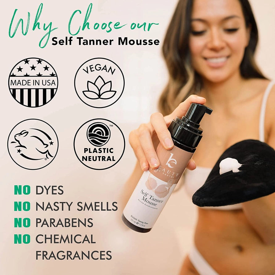 Self Tanner Body Tanning Mousse -3 Shades