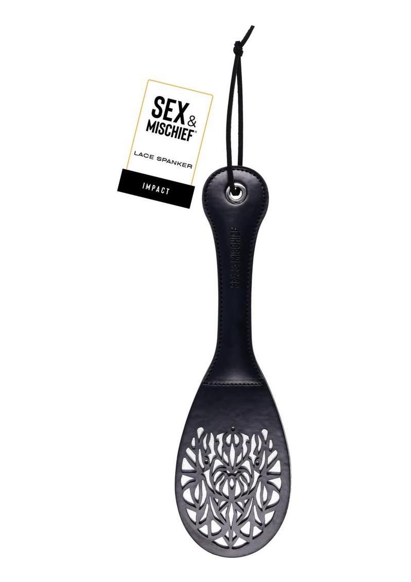 Lace Spanker - Black