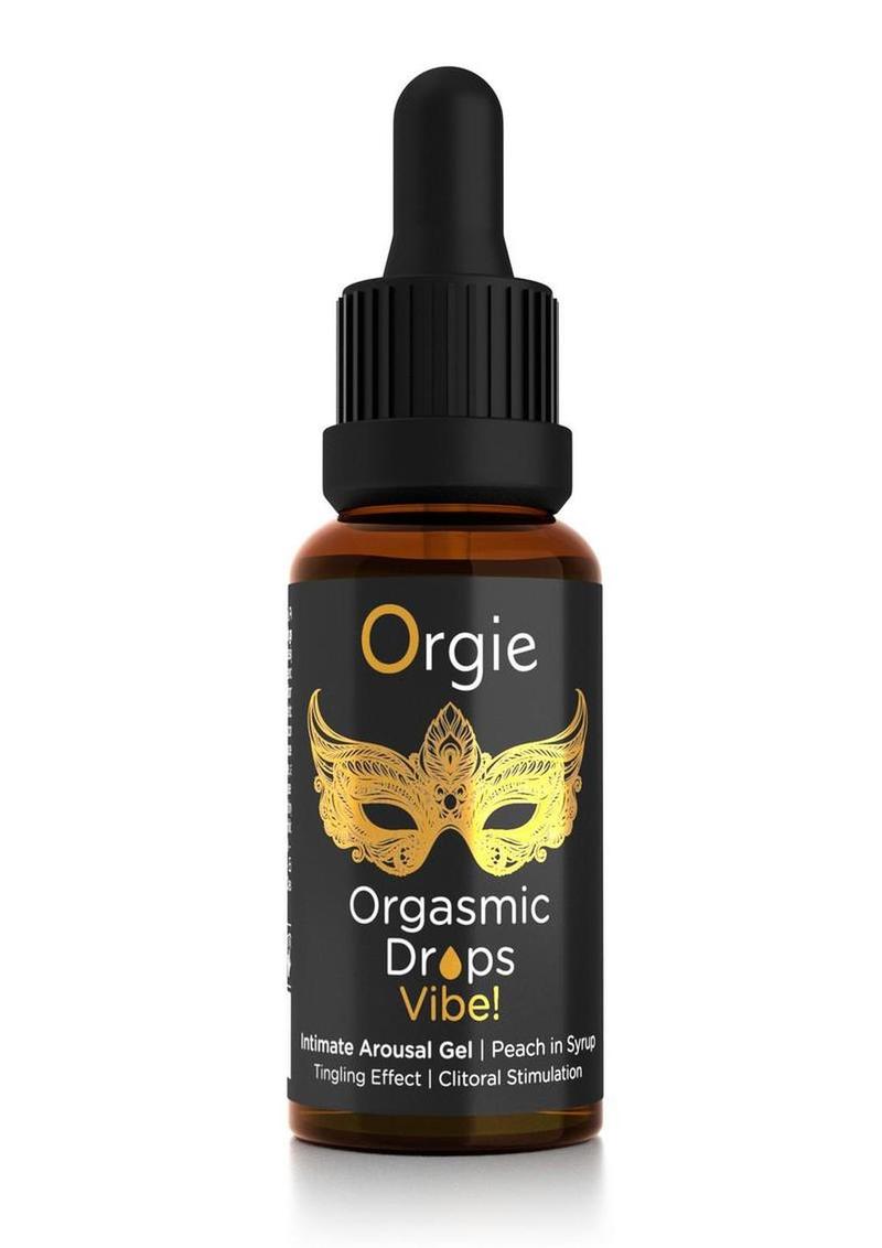 Orgasmic Drops Vibe- Intimate Arousal Gel Peach MEDIUM TINGLE