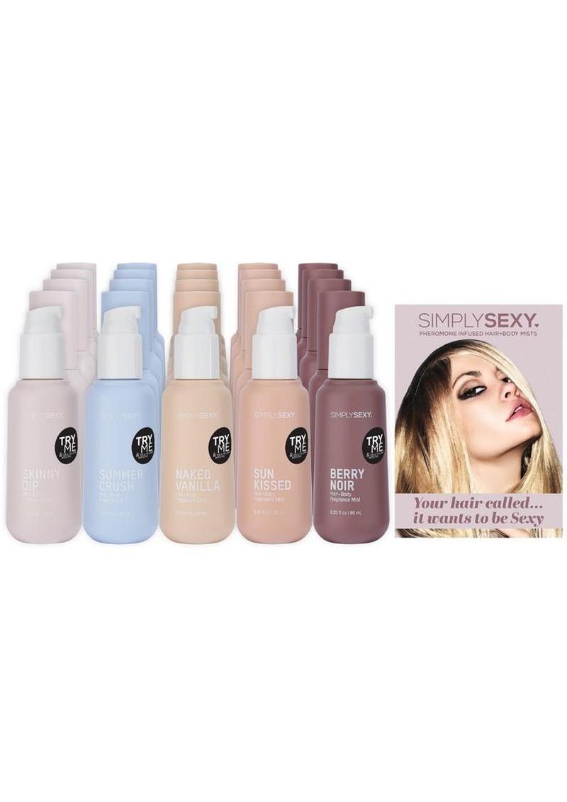 Simply Sexy Pheromone Perfume Hair & Body Mist -5 Scent Options