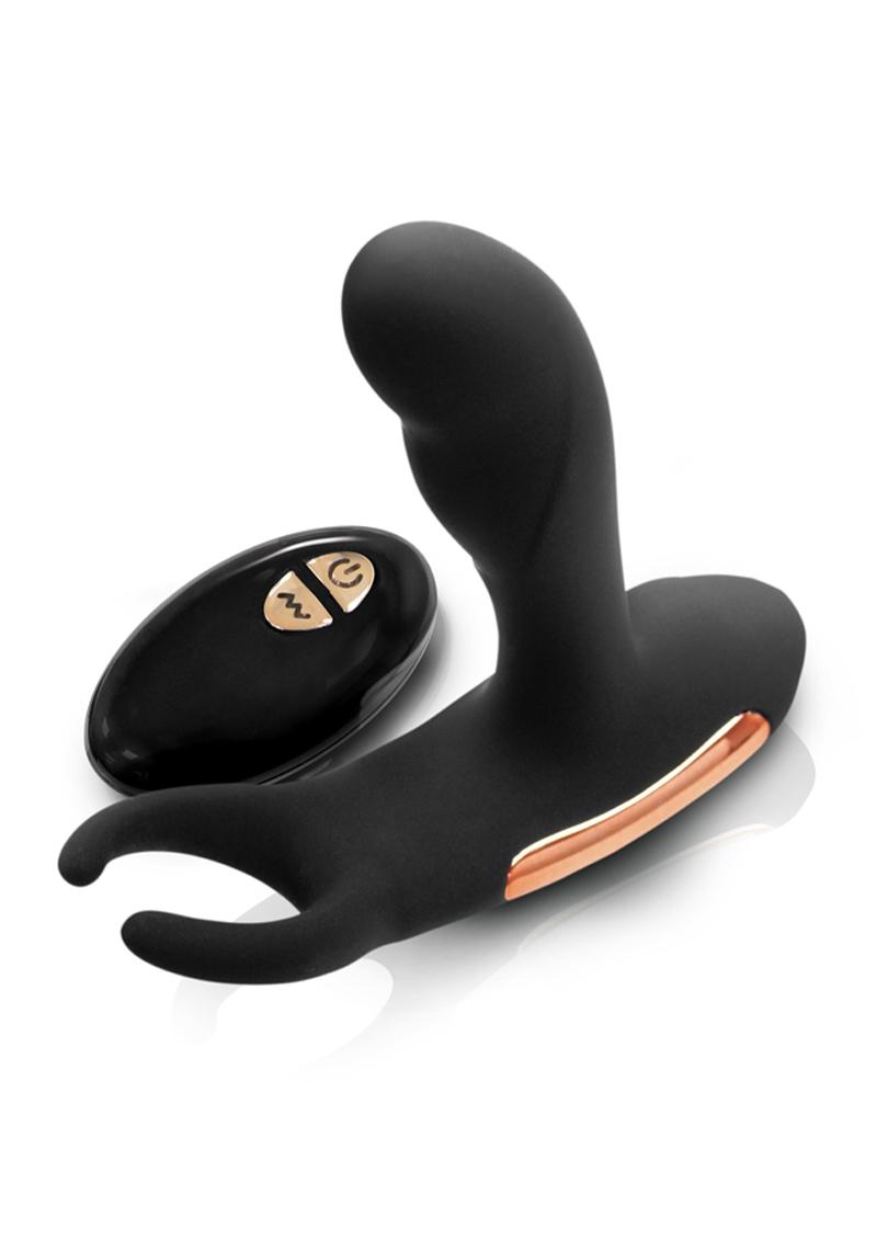 Sphinx Warming Prostate Massager with Remote Control - Black