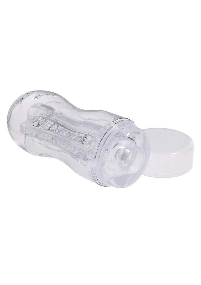 Stroke of Luck Masturbator with Vibrating C-Ring