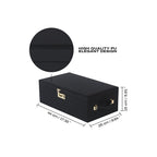 Prestige Edition Built-in Combination Lock Storage Box - Black