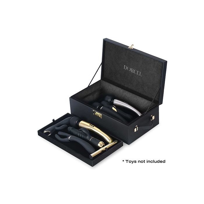 Prestige Edition Built-in Combination Lock Storage Box - Black